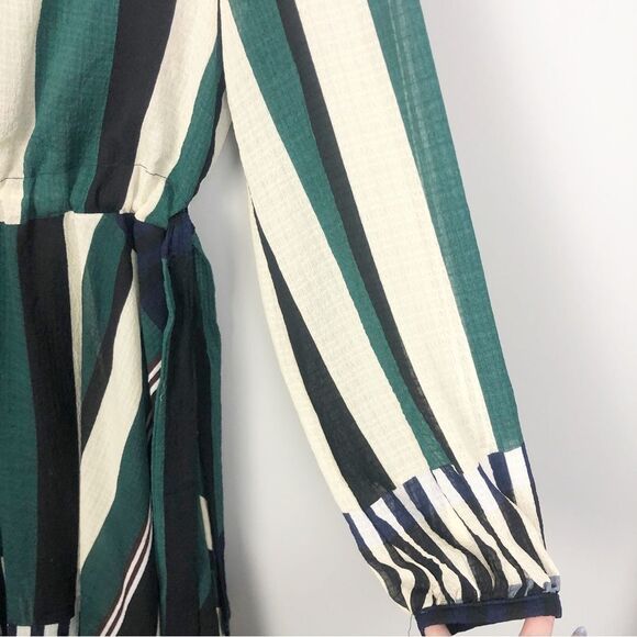 ANTHROPOLOGIE | SUNDAY IN BROOKLYN Leger Striped Side Tie Dress Women’s Size S - Picture 7 of 14